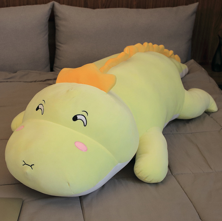 Dinosaur doll plush toy — back view