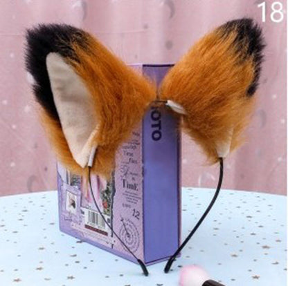 Anime Cat Girl Hair Hoop Headband Cat Ears — scale reference