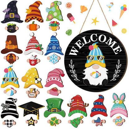 Wooden Festive Halloween IDY Wooden Decorations — side view