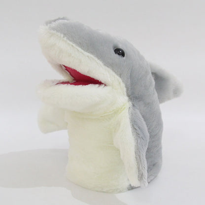 Shark Shark Plush Gloves — detail