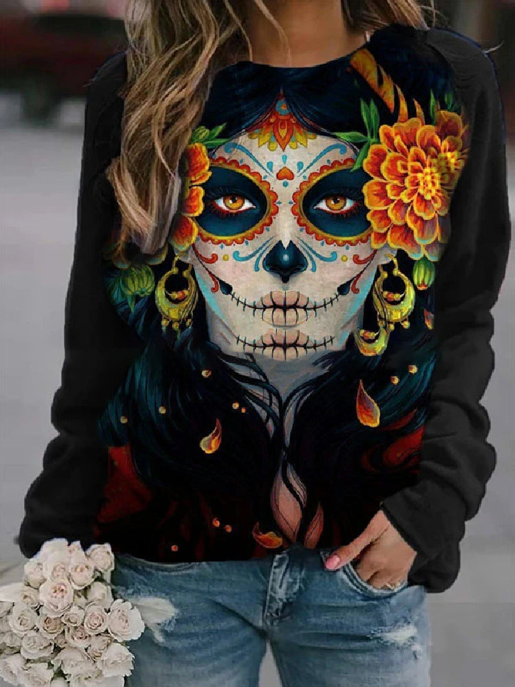Halloween print sweatshirt | Magic Stories