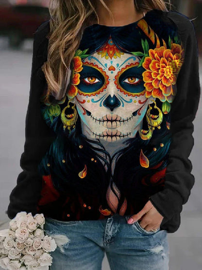 Halloween print sweatshirt | Magic Stories