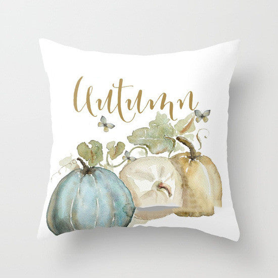 Pumpkin short plush sofa pillowcase | Magic Stories
