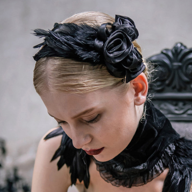 Creative Gothic Women's Flower Hair Clips — packaging