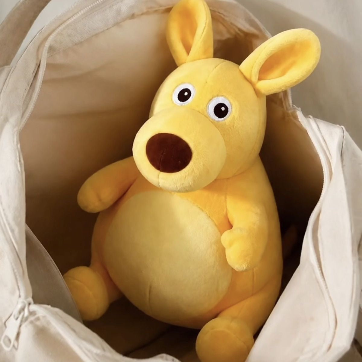 Kangaroo Yellow Children's Plush Toy Pendant | Magic Stories