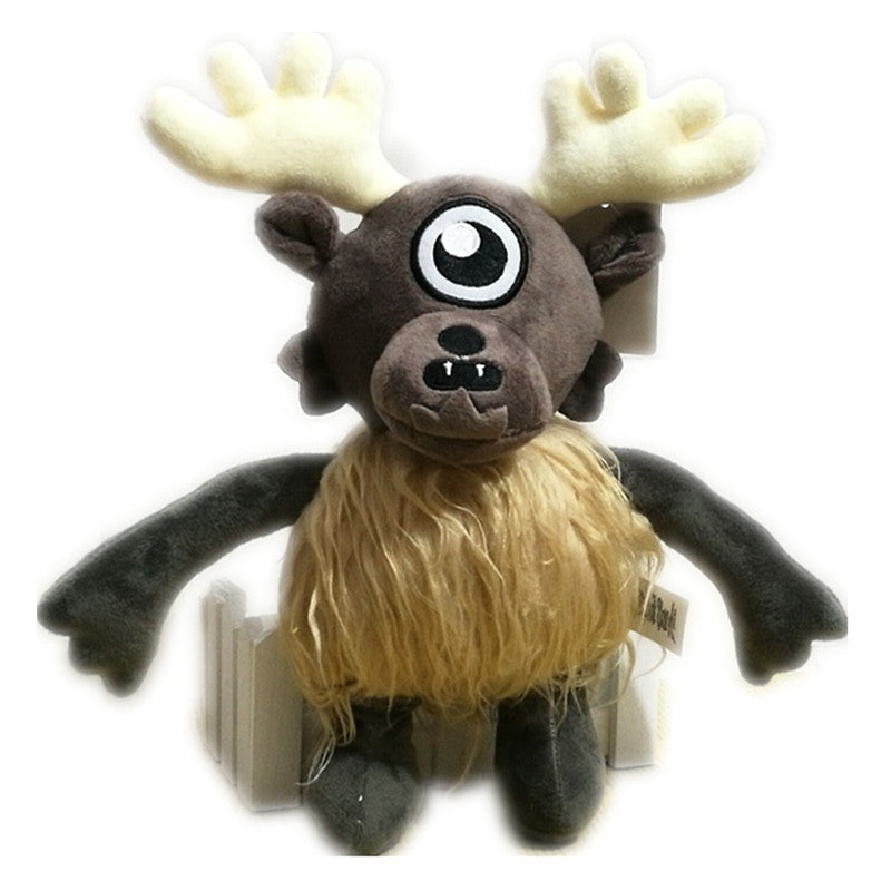One-Eyed Giant Deer Plush Doll Elk Toy Doll | Magic Stories
