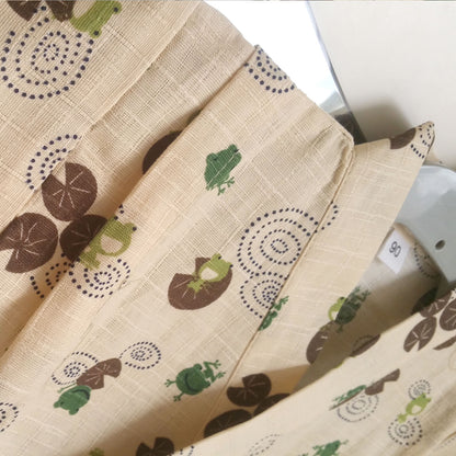 Pure Cotton Children's Flat Yukata — detail
