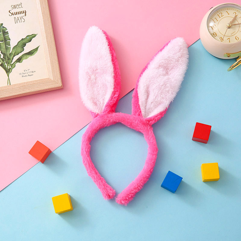 Plush Sequins Rabbit Ears Headband | Magic Stories
