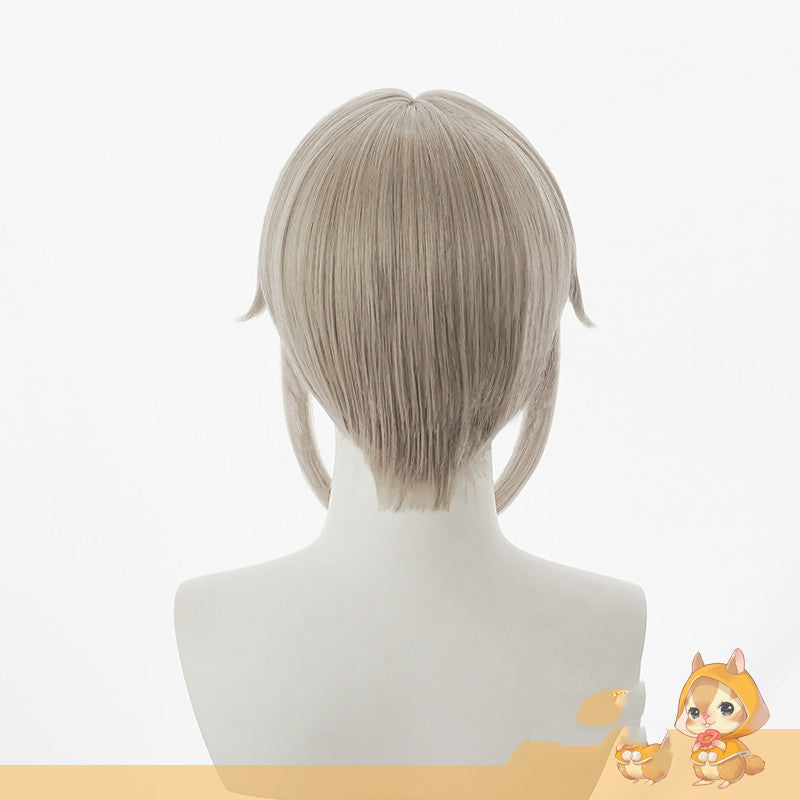 Barbara Cosplay Wig - Genshin Impact — back view