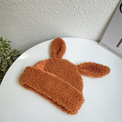 Cute Lambswool Plush Rabbit Ears Hat | Magic Stories