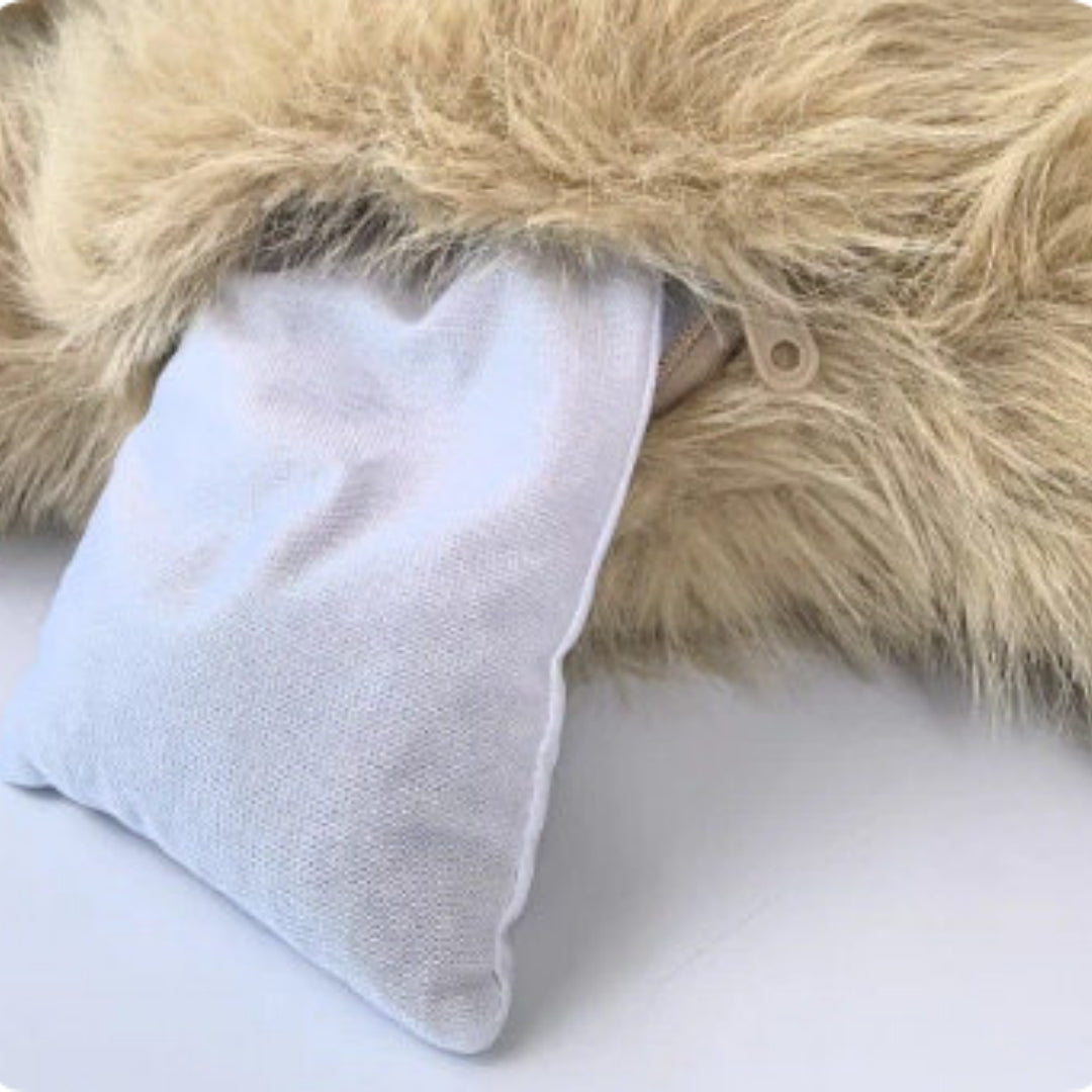 Highland Cow Pocket Plush Toy — scale reference