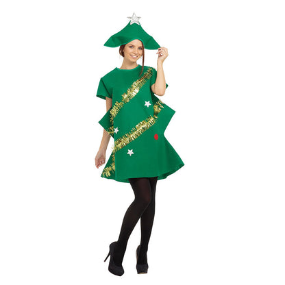 Christmas Tree Costume Stage Dressing — back view