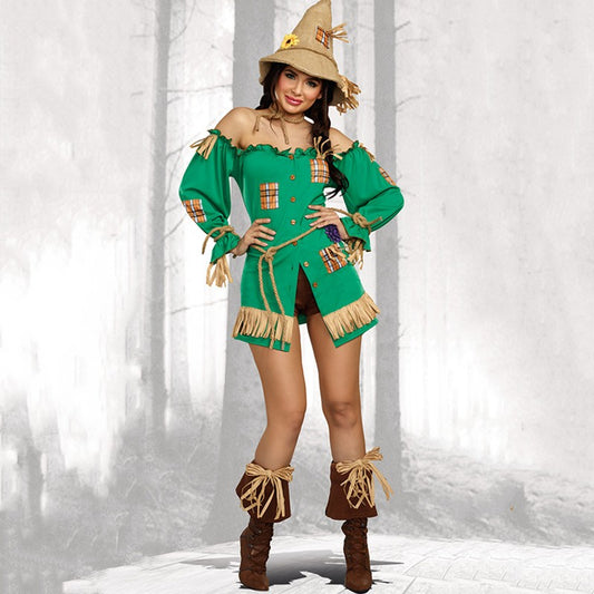 Wizard Of Oz Scarecrow Drama Stage Costume