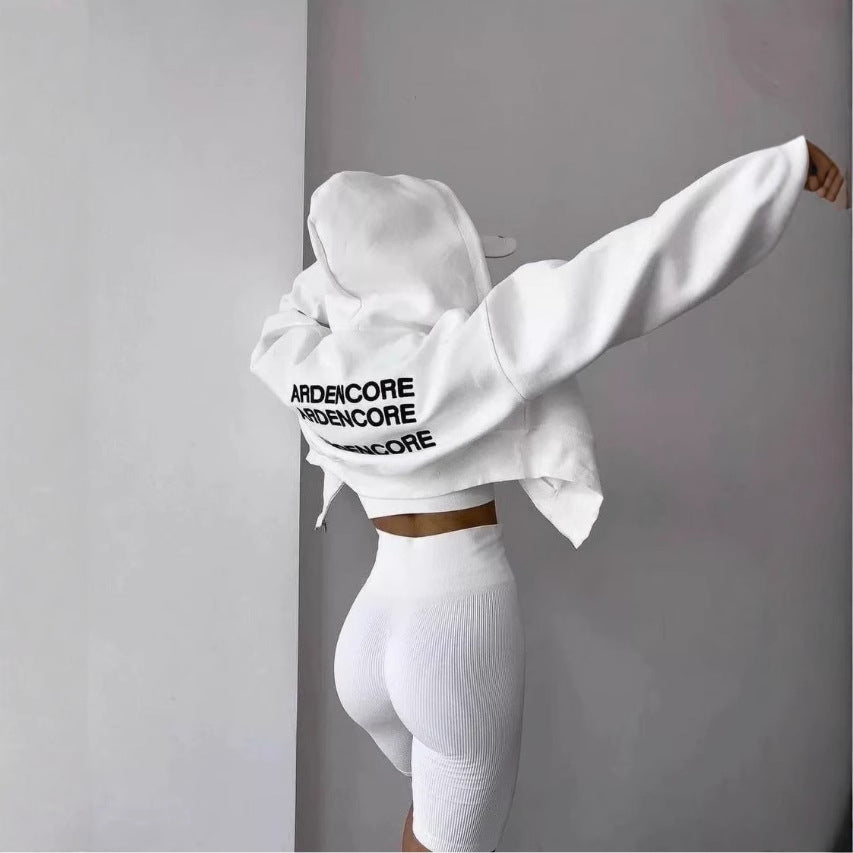 Harajuku Oversized Cropped Letter Print | Magic Stories