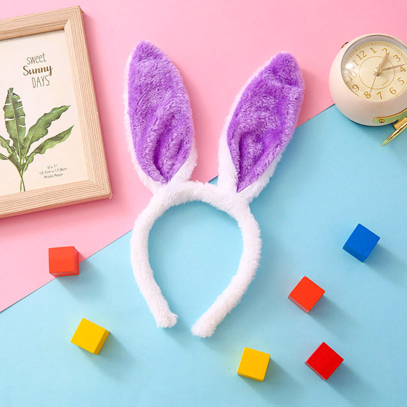 Plush Sequins Rabbit Ears Headband | Magic Stories
