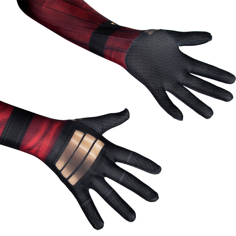 Deadpool 3 Wade Wilson Kids Jumpsuit Cosplay Costume — detail