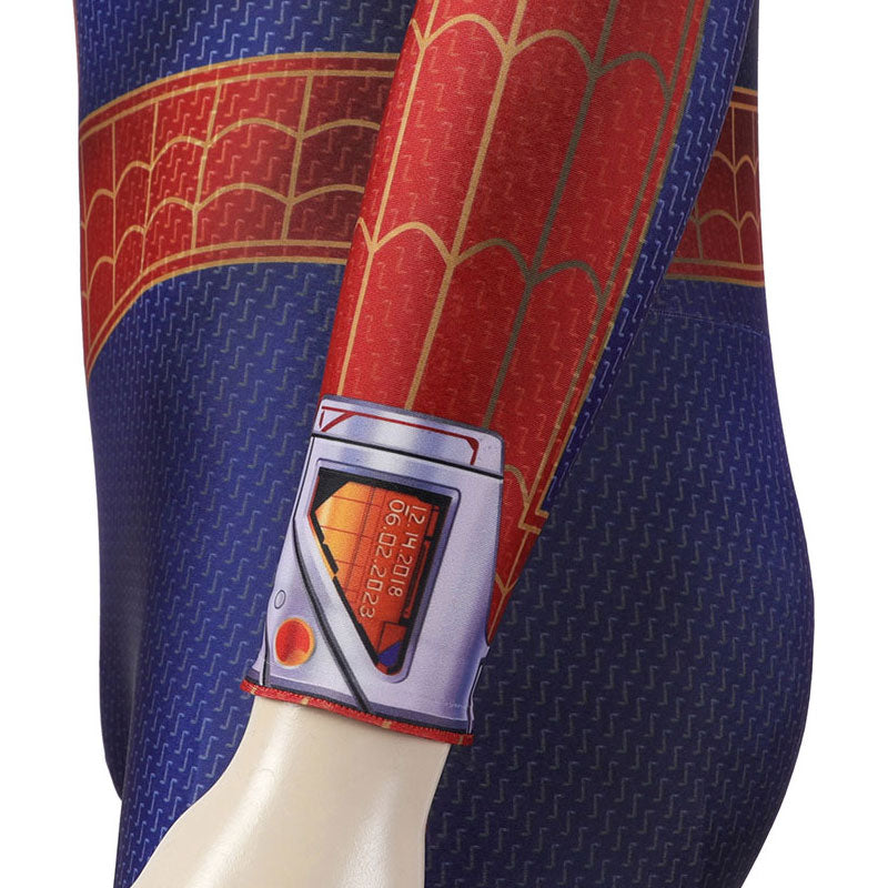 Spider-Man: Across The Spider-Verse Peter Parker Jumpsuit Cosplay Costumes — detail