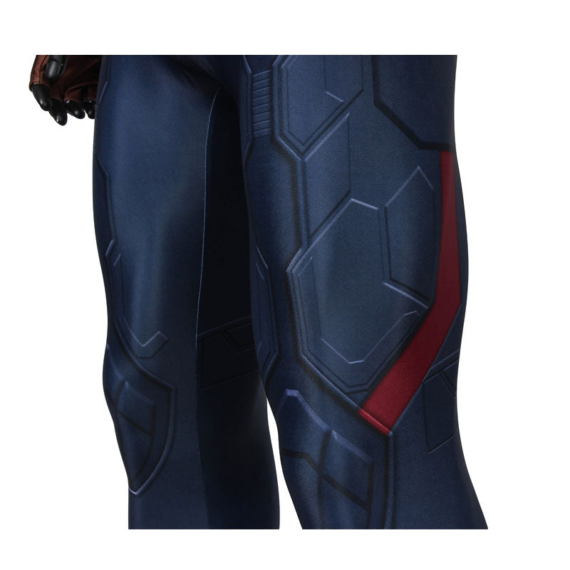 Captain America Winter Soldier Steve Rogers Cosplay Costume — side view