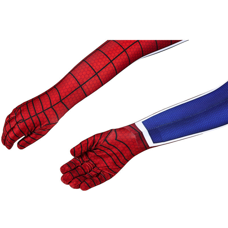 Spider-Man PS4 Spider-Punk Suit Kids Jumpsuit Cosplay Costumes — detail