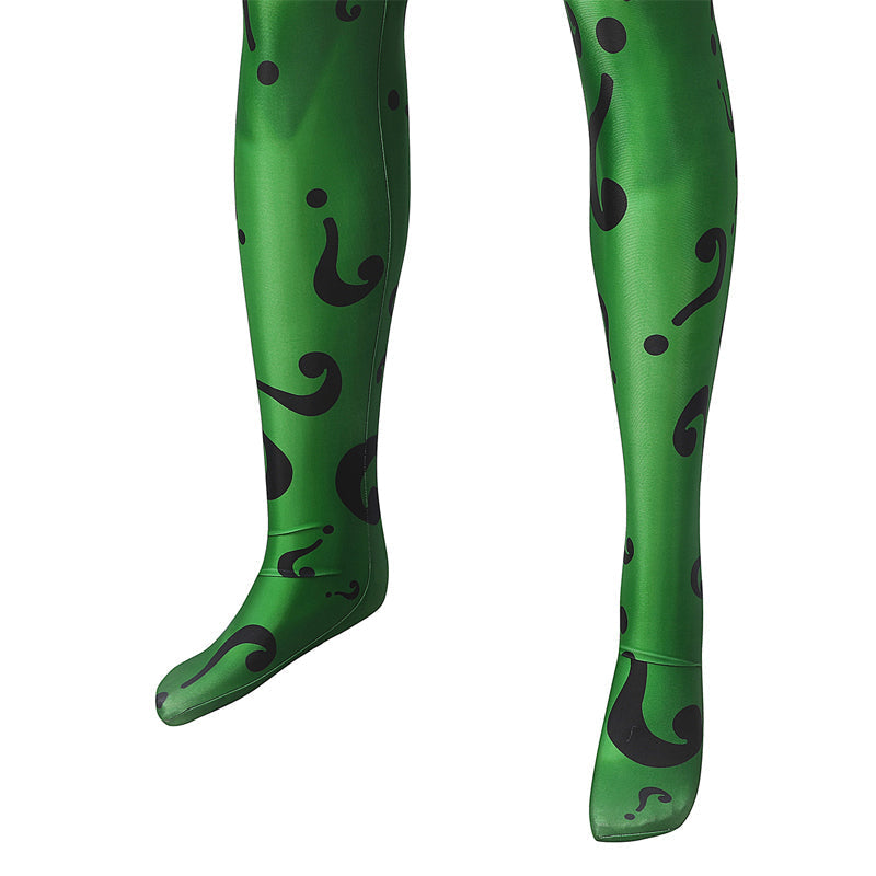 Batman Forever The Riddler Jumpsuit Cosplay Costume — detail