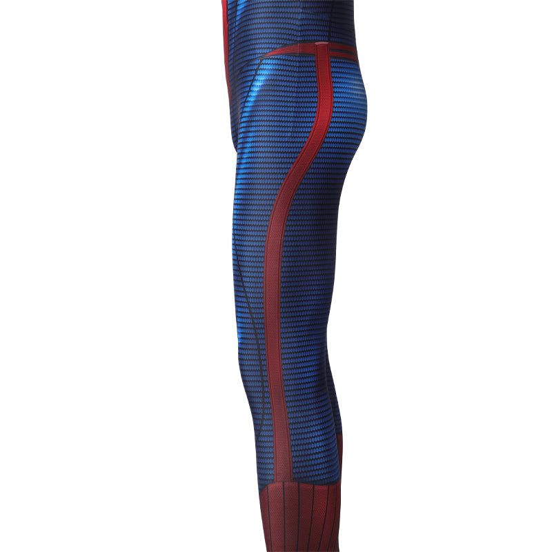 Spider-Man PS5 Amazing Suit Jumpsuit Cosplay Costumes — detail