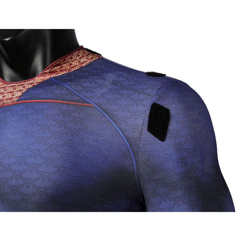 The Boys Homelander Fullset Jumpsuit Cosplay Costume — detail