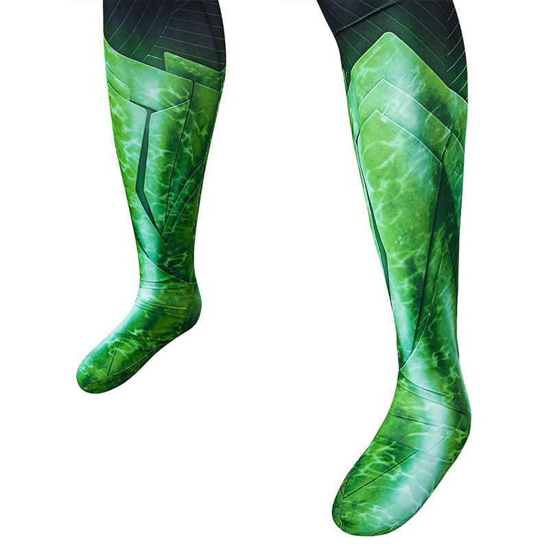 Suicide Squad Green Lantern Jumpsuit Cosplay Costume — detail