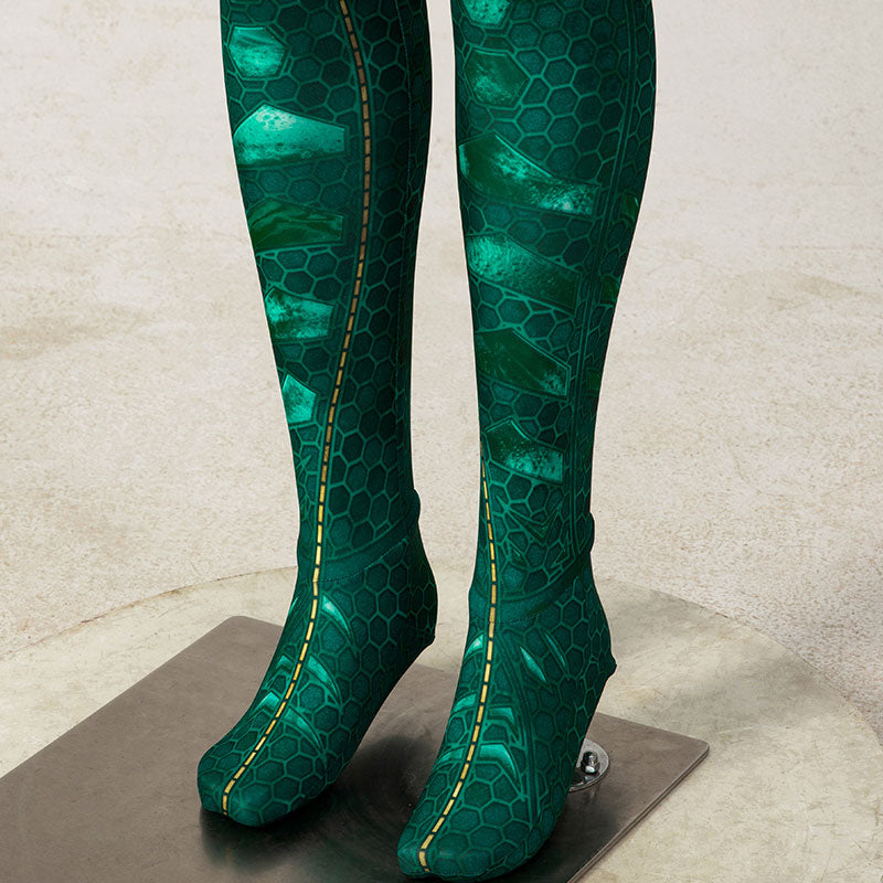 DC Aquaman Mera Jumpsuit Cosplay Costume — side view