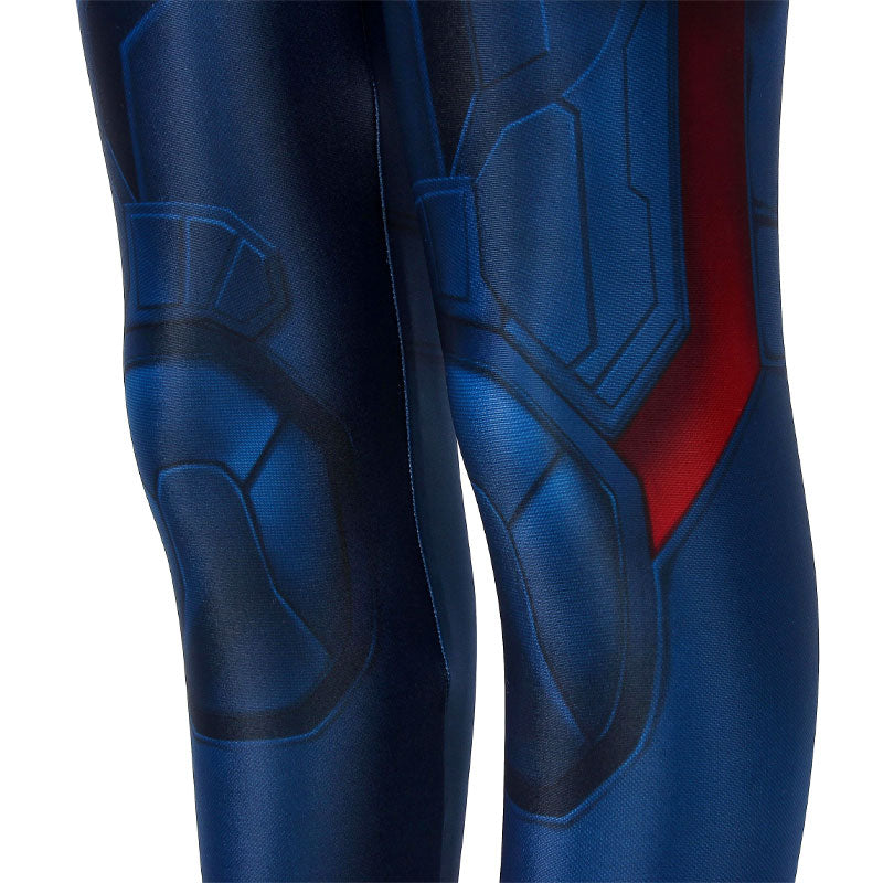 Avengers: Age of Ultron Captain America Kids Jumpsuit Cosplay Costumes — side view