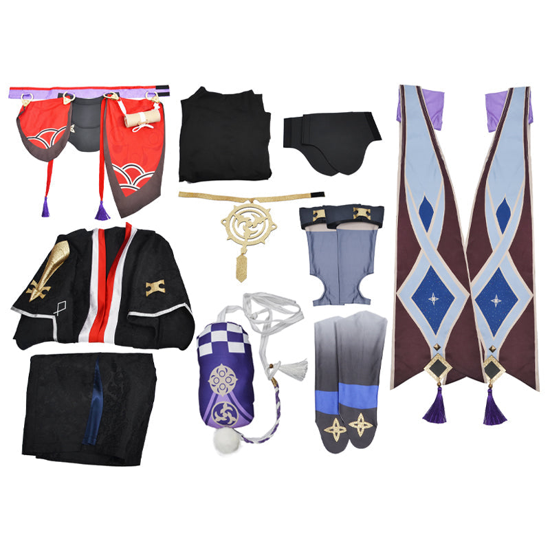 Genshin Impact Scaramouche Cosplay Costume — in use