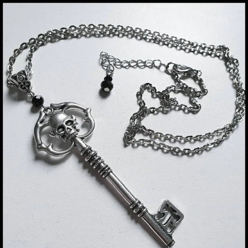 Gothic Long Sword Black Rose Earrings | Magic Stories