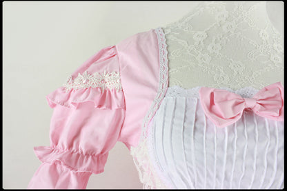 Cute Maid Cosplay Angel Love Princess Dress — side view