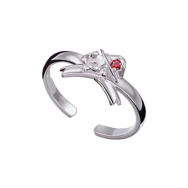 Anime Alloy Ring Ornament — scale reference