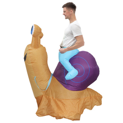 Halloween Dress Up Riding Snail Inflatable | Magic Stories