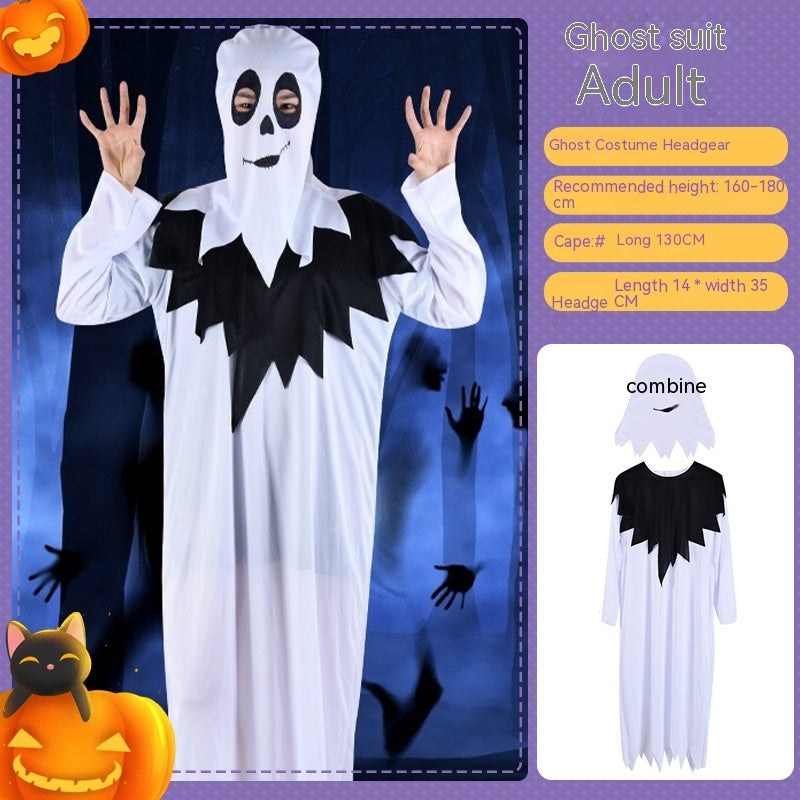 Halloween Costume Play Vampire Suit — side view