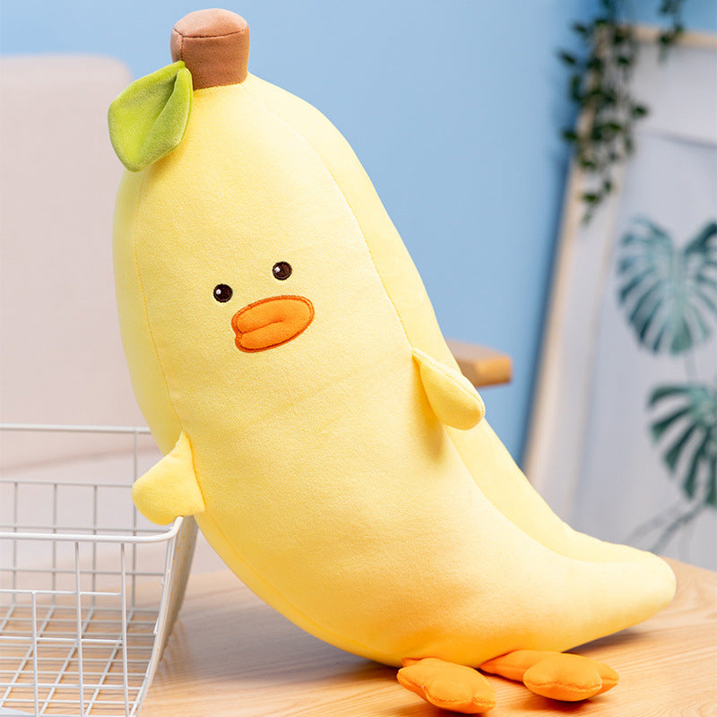 Cute Banana Pillow Carrot Doll Fruit Plush Toy — detail