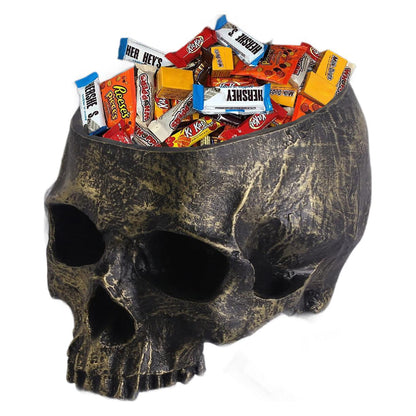 Halloween Prop Creative Resin Skull Flowerpot — packaging