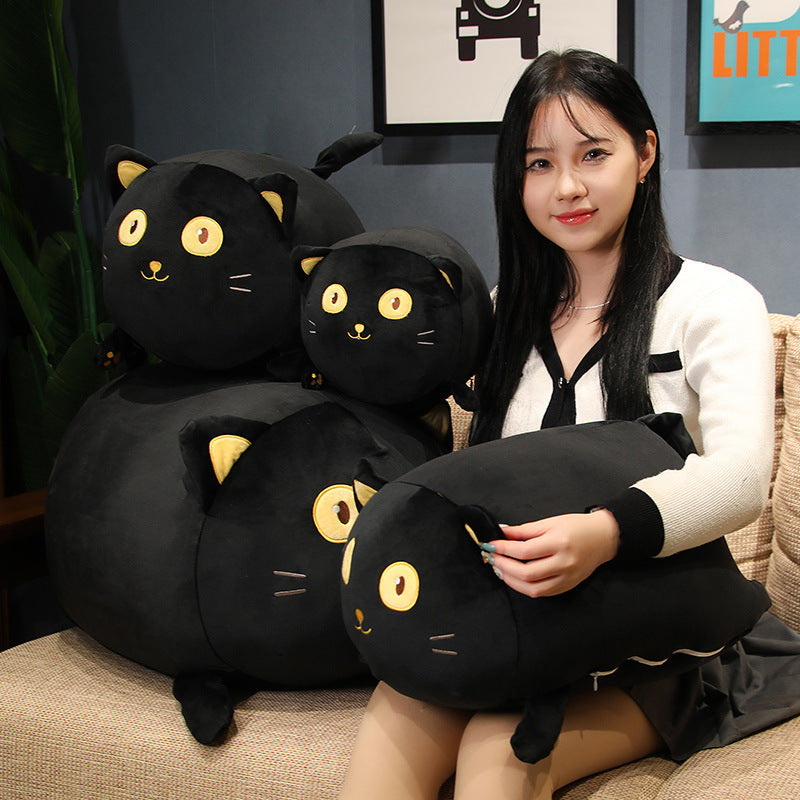Cute Big-eyed Cat Doll Plush Toy | Magic Stories