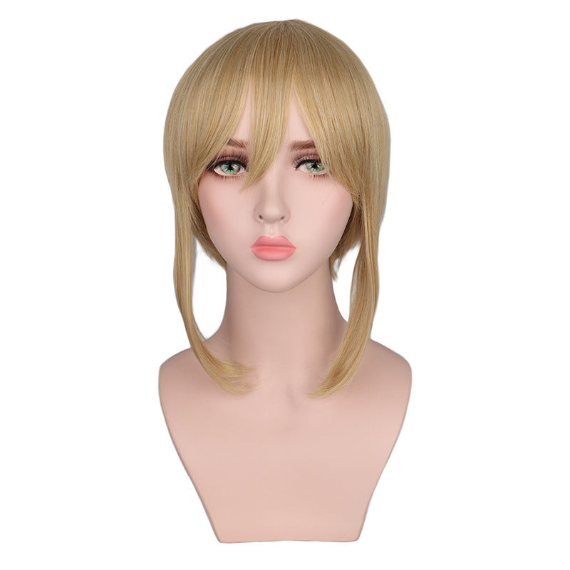 Female Tiger Clip Mixed Golden Wig Double | Magic Stories