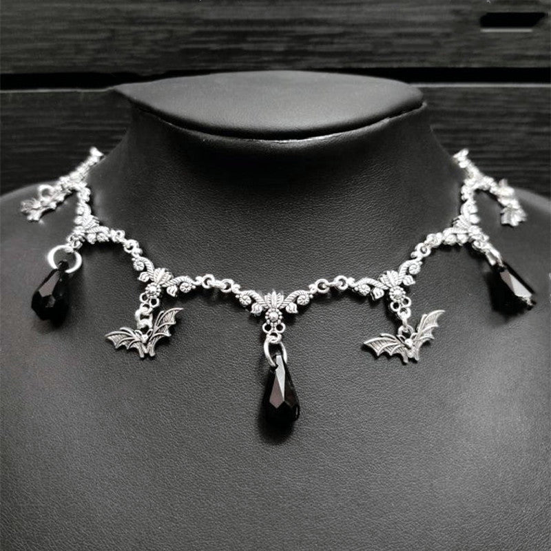 Gothic Bat Necklace Punk Jewelry | Magic Stories