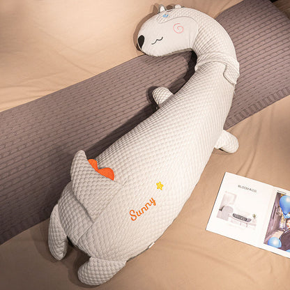 Big White Geese Dinosaur Pillow For Girls | Magic Stories