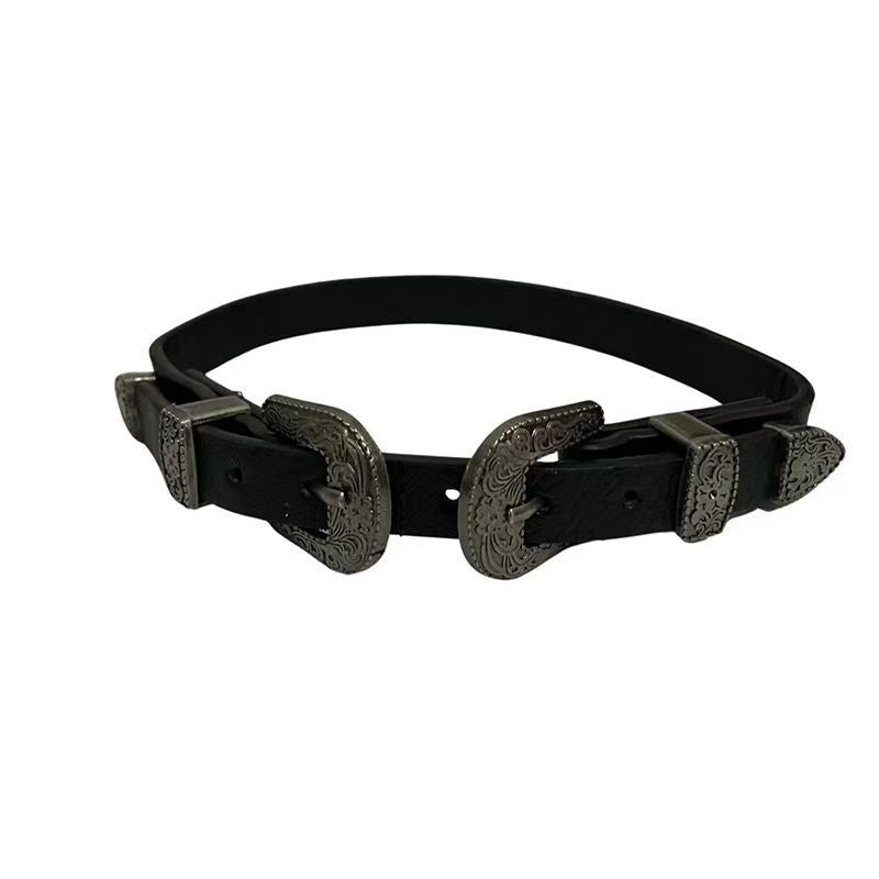 Y2K Black Diamond Punk Choker Necklace | Magic Stories