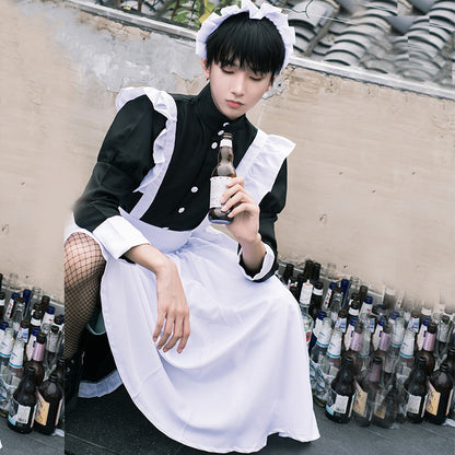 Maid And Maid Costume Cute Lolita Suit — side view