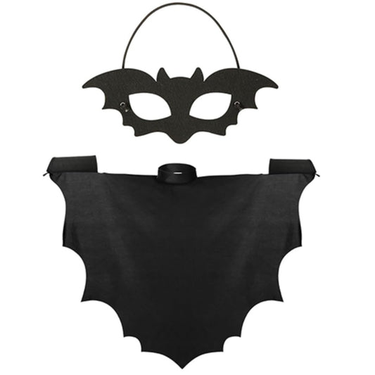 Bat Costume, Black Bat Mask With Black Cape | Magic Stories