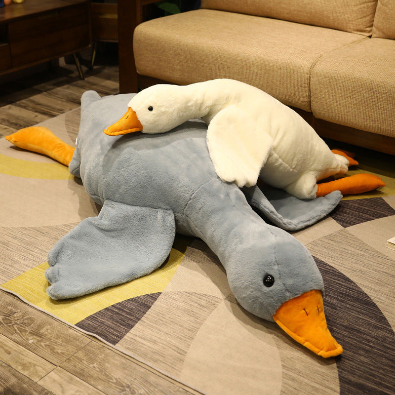 Big White Goose Doll Pillow Children's Plush | Magic Stories
