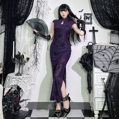 New Chinese-style Cheongsam Spring Cheongsam Dress — detail