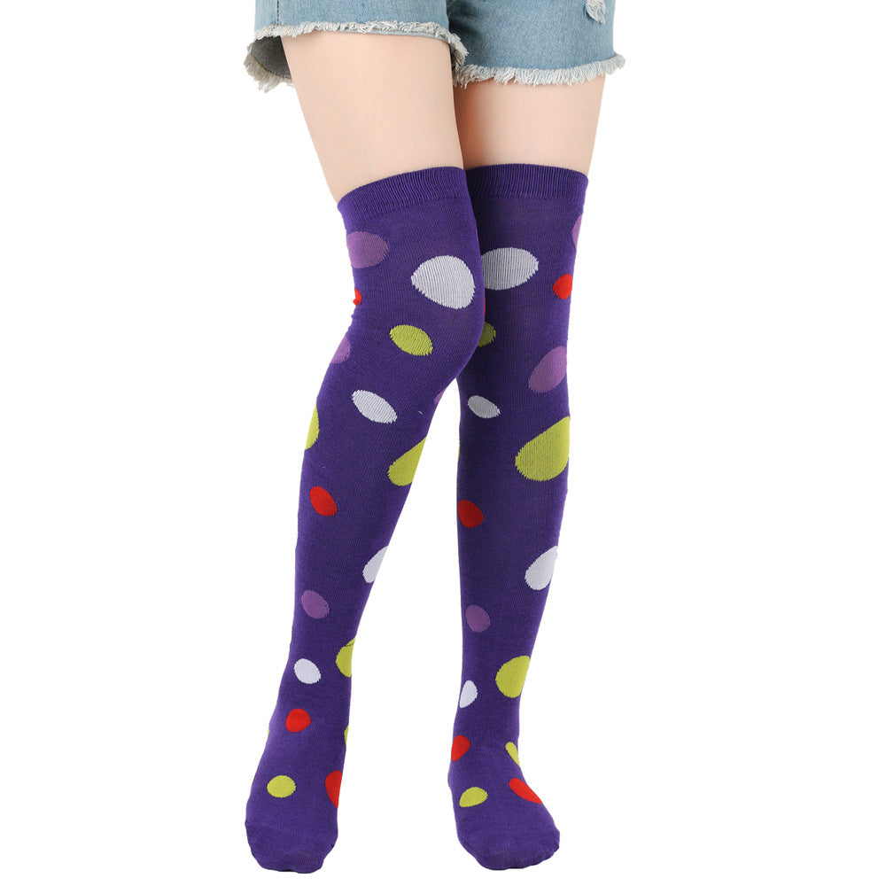 Clown Stockings Dot Halloween Costume | Magic Stories