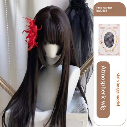 Synthetic Fiber Full Head Wig - Natural | Magic Stories