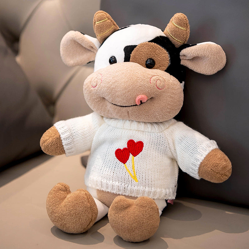 Cute Cow Doll Plush Toys Mascot — packaging
