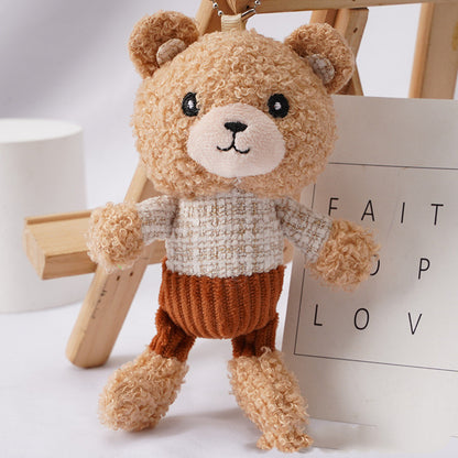 Plush Toy Pudding Bear Doll Pendant Bear Plush — detail